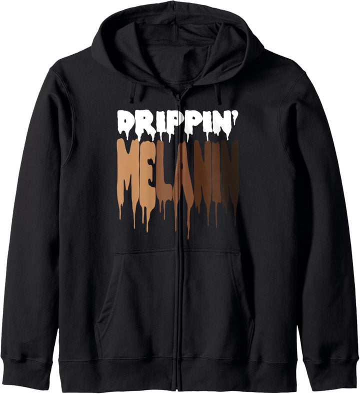 Oheneba: Melanin Shades Drippin Kapuzenjacke