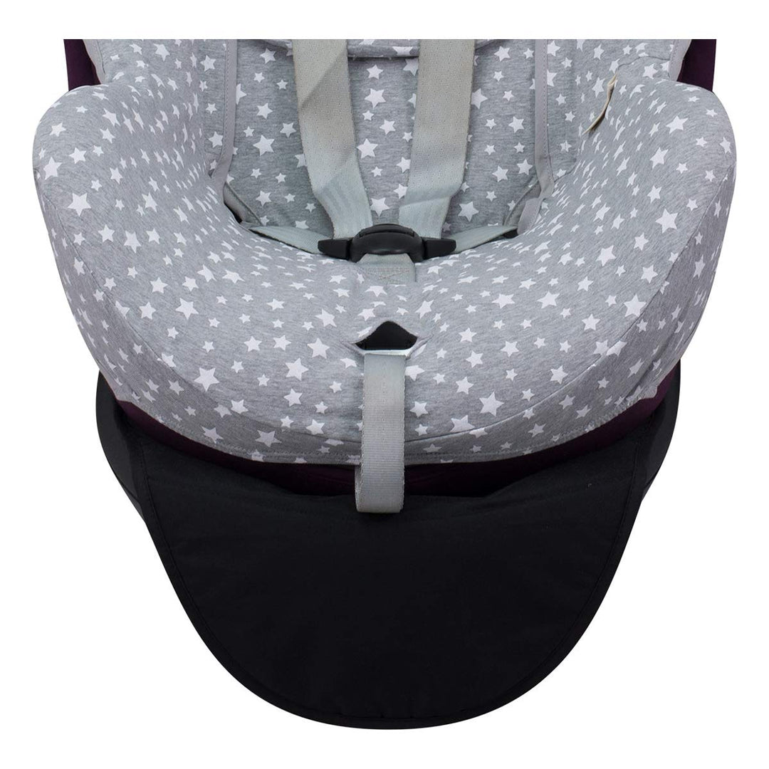 JYOKO KIDS Bezug kompatibel mit Cybex Sirona, Q I Size (WHITE STAR, SIRONA)
