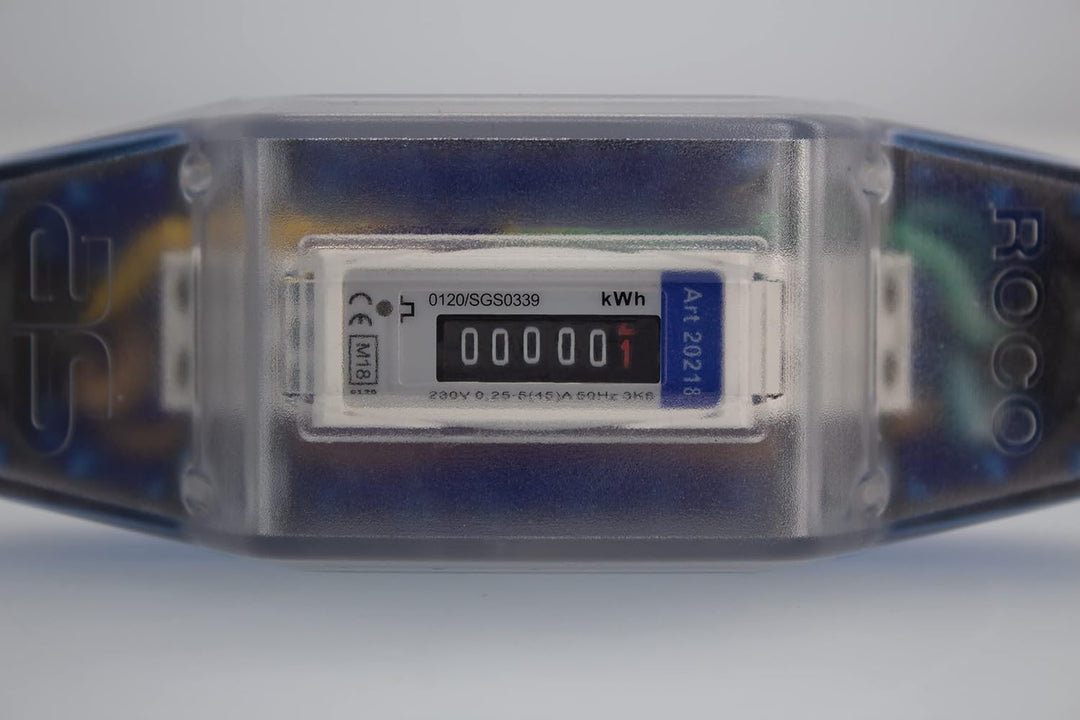 as - Schwabe Stromzähler ROCO 230V MID mit PRCD, Wechselstromzähler 1-phasig, 5+1- stellig analog, f