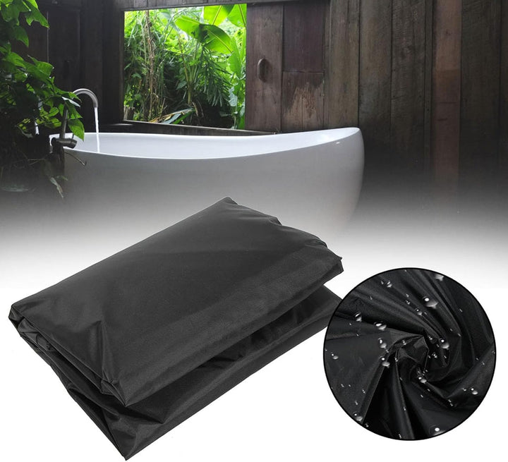 TOPINCN Spa-Überwurf, aussen, Polyester, wasserdicht, für den Aussenbereich, Spa-Bezug, quadratisch,