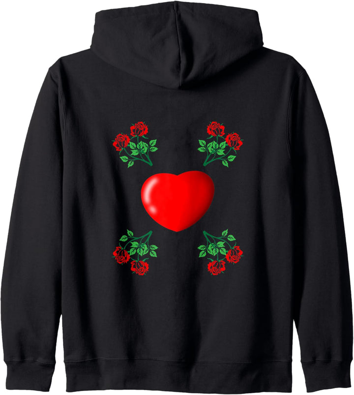 Liebe Valentinstag Kapuzenjacke