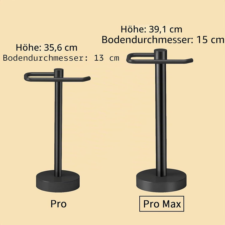 YUMORE Handtuchständer für Arbeitsplatte Handtuchhalter Stehend Edelstahl Waschlappenständer 41 * 19