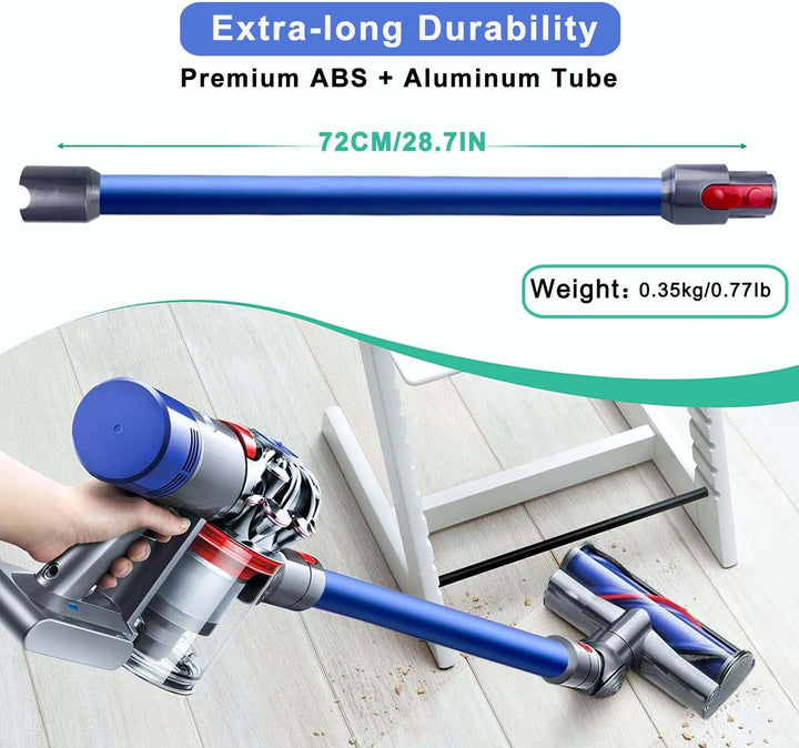 Schnellspanner Verlängerungsrohr für Dyson V15 V11 V10 V8 V7 Stabstaubsauger, Ersatzteile Verlängeru