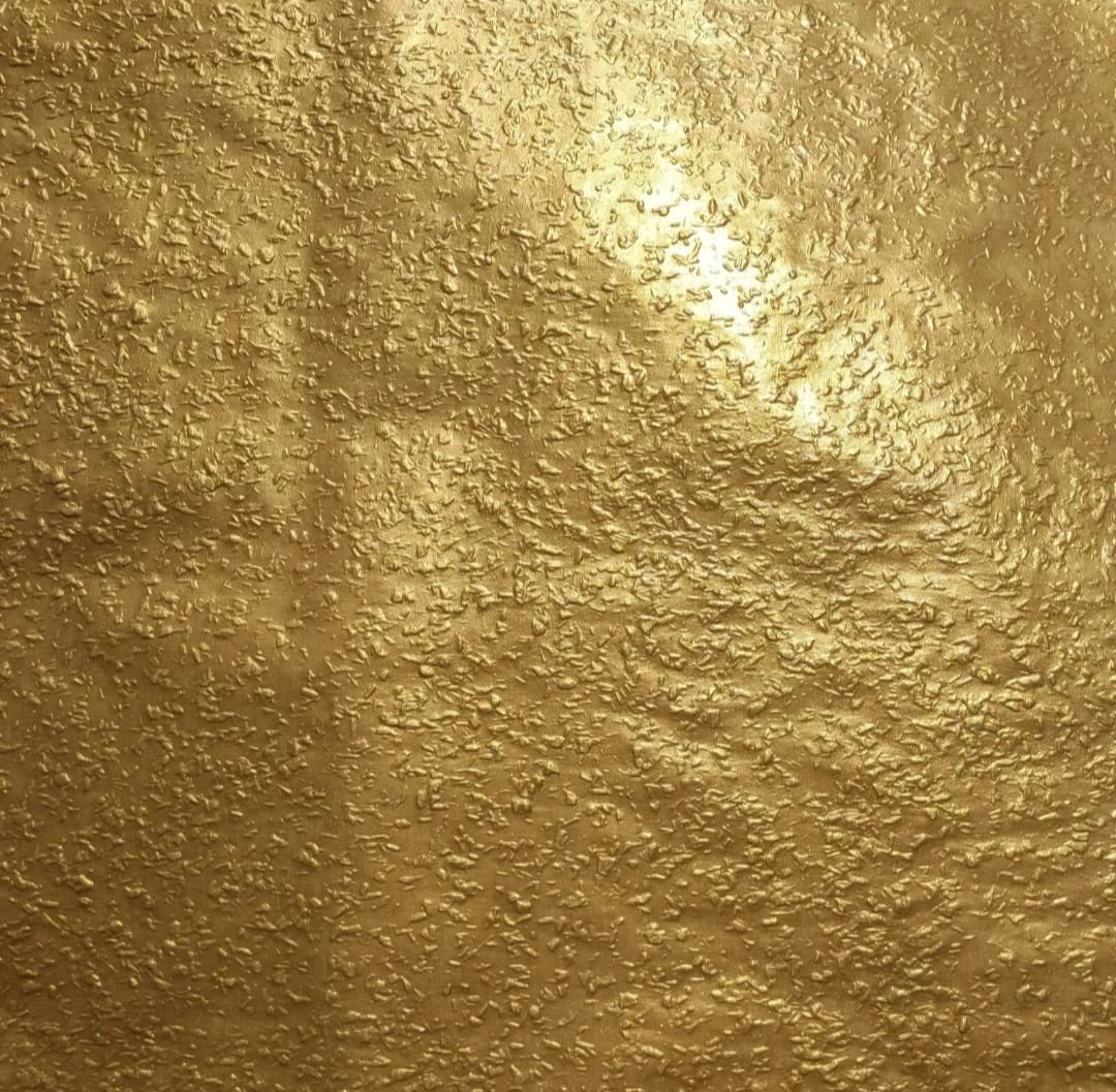 H+V Paul Kamm Metallic Effekt Wandfarbe 1kg (ca. 1Liter) Gold Metallic 1, Gold Metallic 1