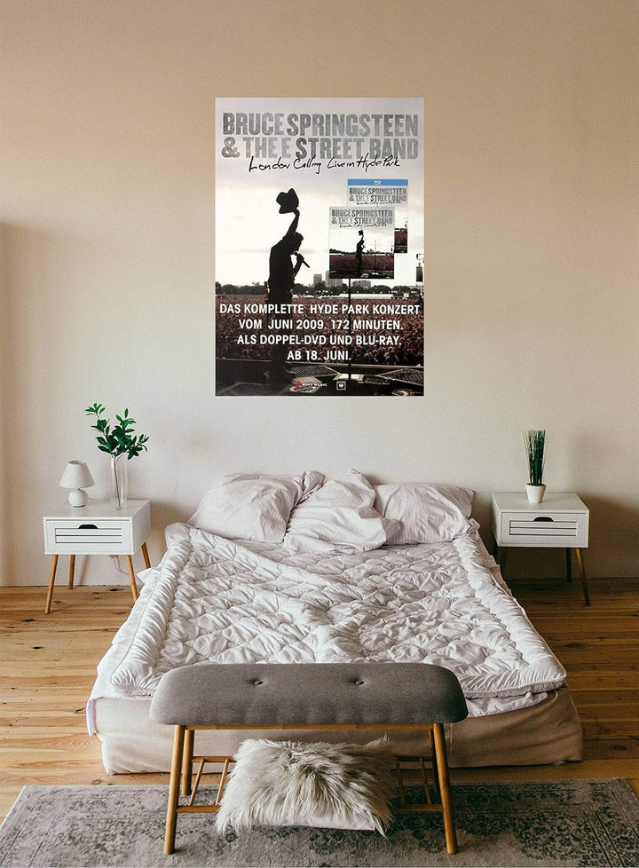 Bruce Springsteen - Hyde Park Live, 2009 » Konzertplakat/Premium Poster | Live Konzert Veranstaltung