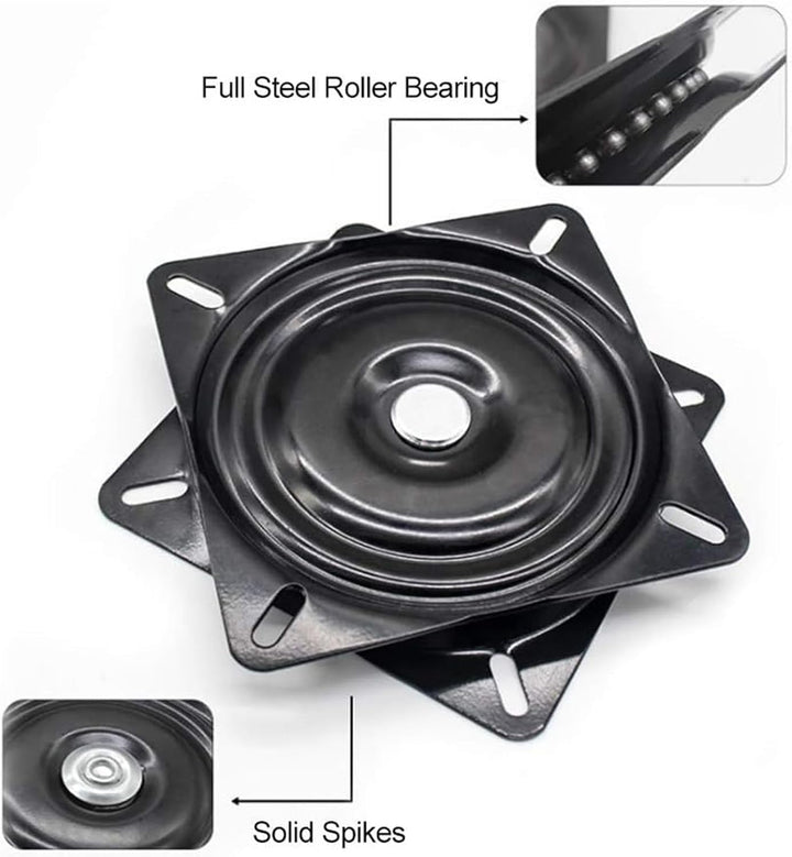 Universal Möbel Drehteller, Metall Möbel Drehteller, Drehbeschlag Schwerlast, 360° Grad Swivel Dreht
