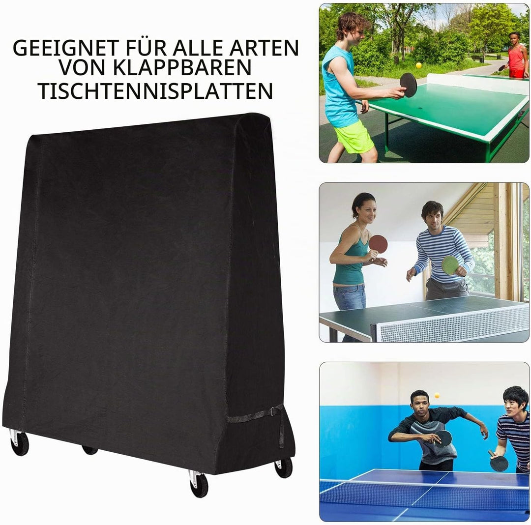 Mutsitaz Tischtennis Schutzhülle wasserdichte Oxford Polyester Abdeckung für Tischtennisplatte vor N