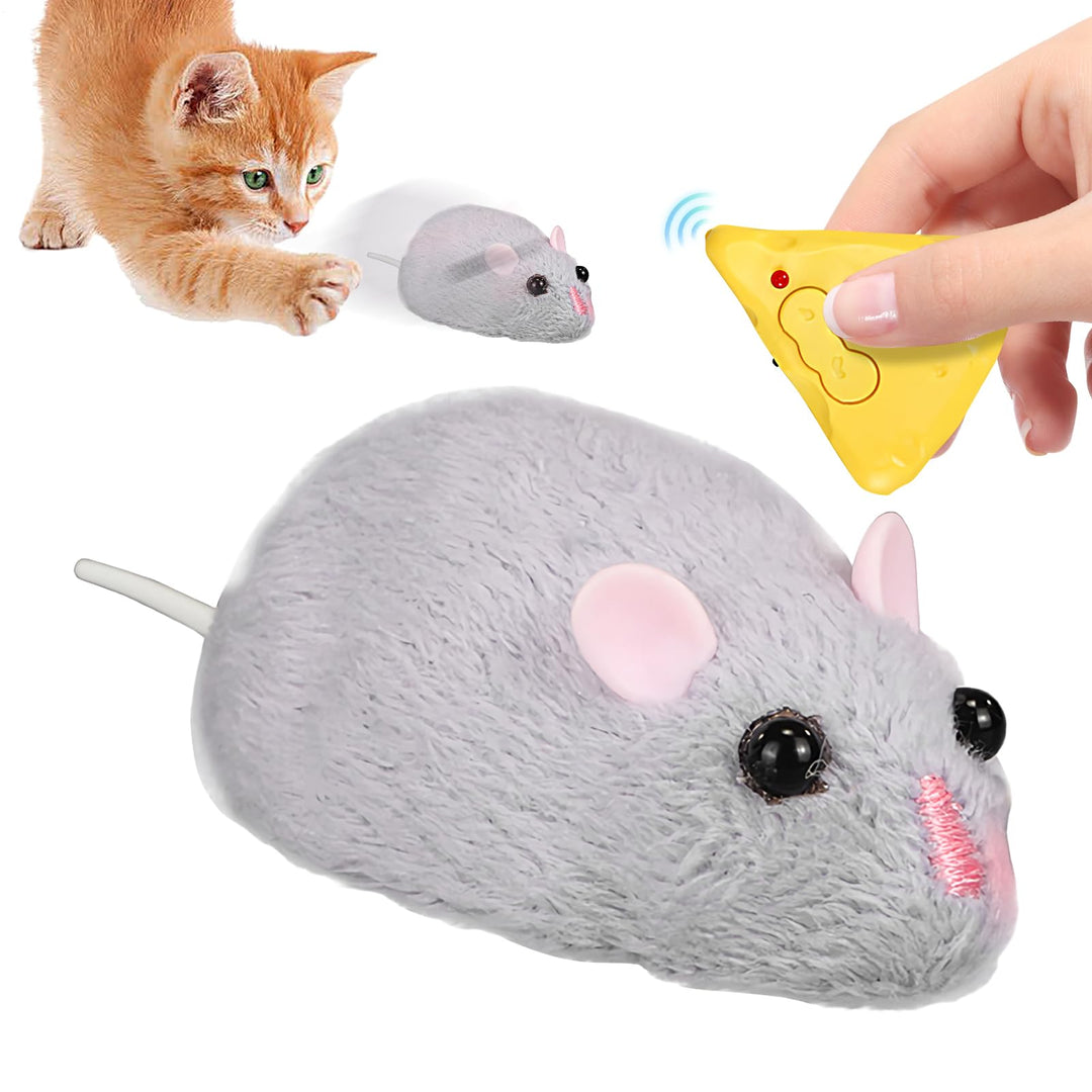 Elektrische Katzenspielzeugmäuse – Magische Katzenmaus | Interaktives Katzenspielzeug Mit Fernbedien
