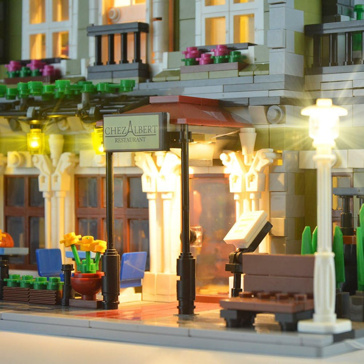 LIGHTAILING Licht-Set Für (Creator Pariser Restaurant) Modell - LED Licht-Set Kompatibel Mit Lego 10