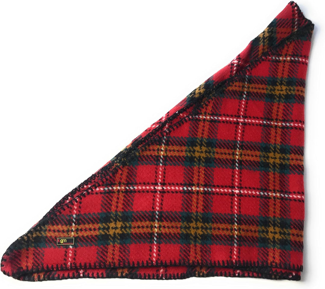Schöner, extra grosser, superweicher Schal mit schottischem Schottenkaro, Highland-Klassiker Rotes D