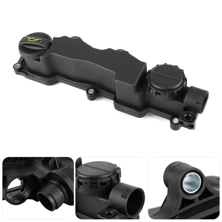 BOROCO Motor Ventil Rocker Cover, Motorventildeckel Kipphebelabdeckung Nockenwellendeckel mit Dichtu