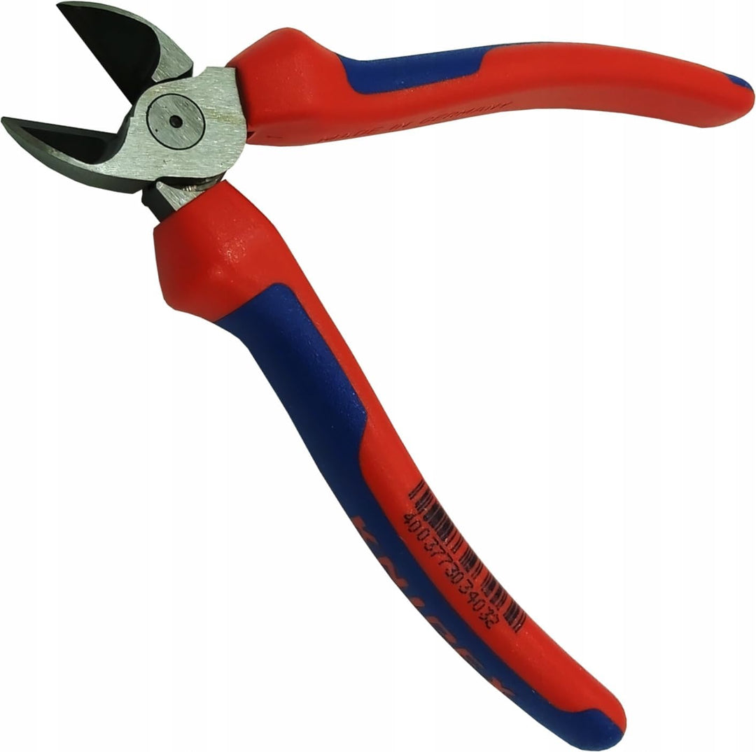 Knipex 70 02 160 Seitenschneider, Mehrkomponentengriff, schwarz atramentiert – 160 mm