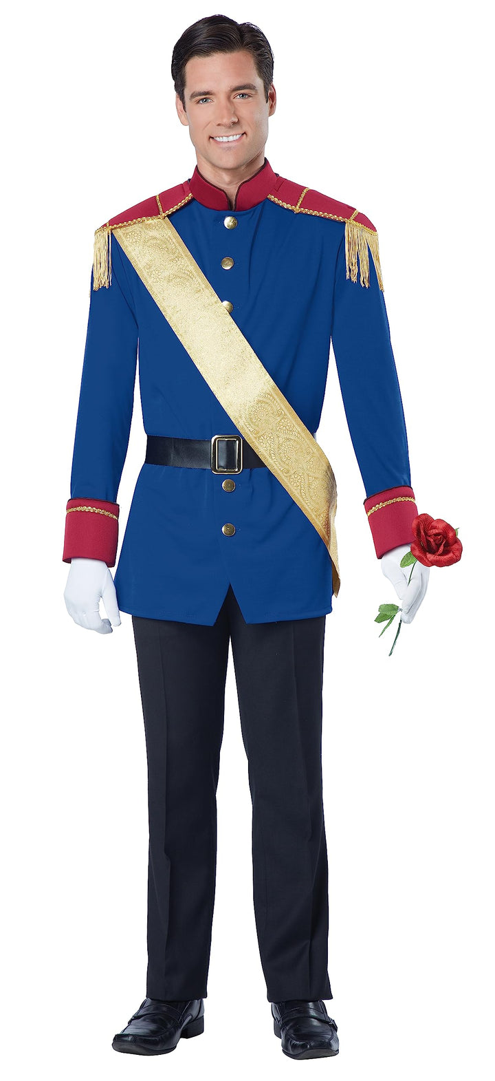 California Costumes Prince Storybook Kostüm Herren, Blau, L L Blau / Rot, L Blau / Rot