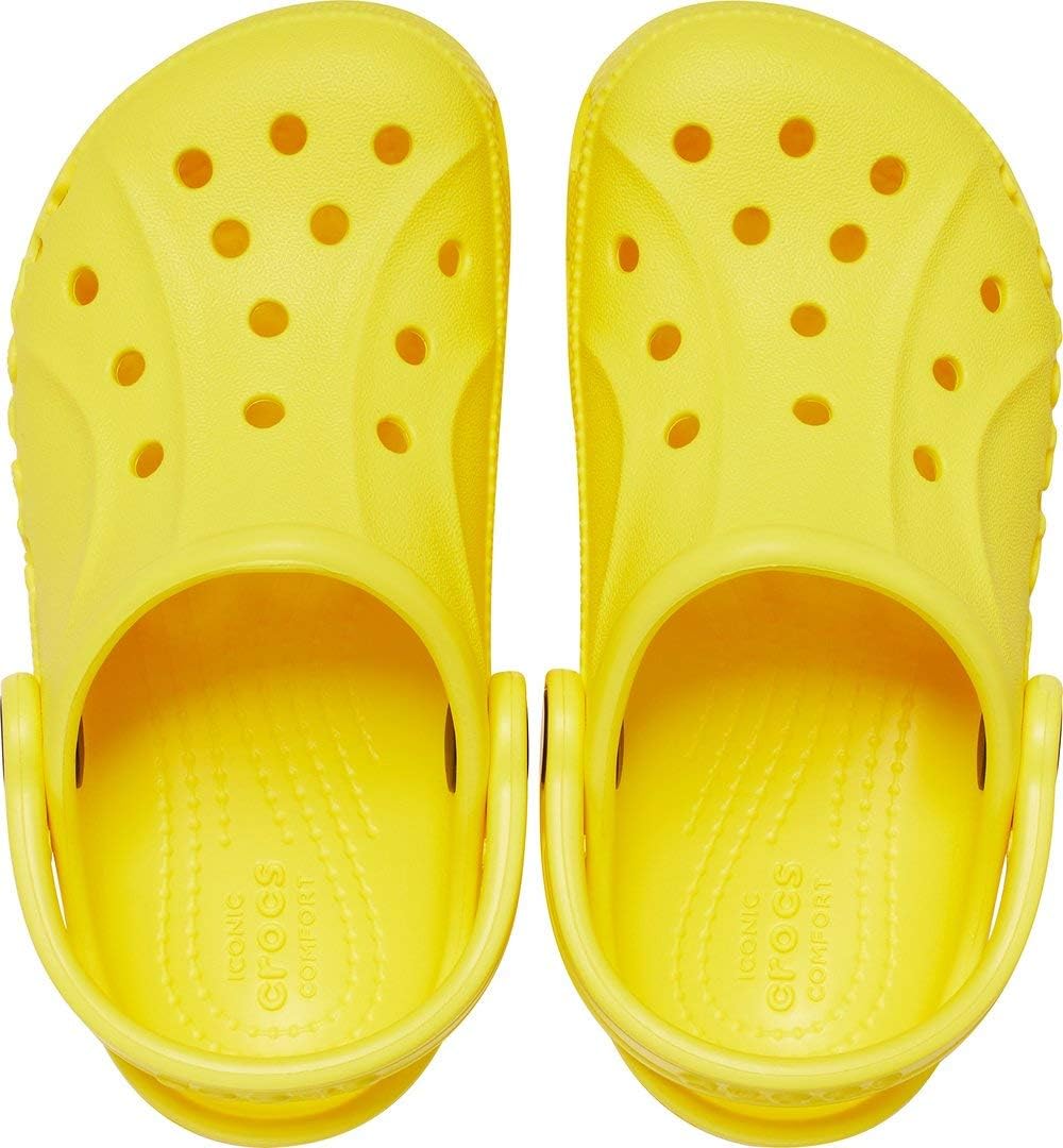 Crocs Unisex Kinder Baya K Clog 19/20 EU Lemon, 19/20 EU Lemon