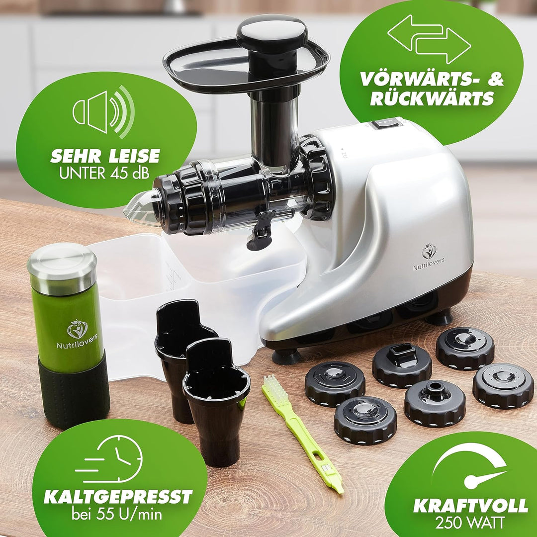 MULTI-PRESS KERAMIK Entsafter Slow Juicer mit Keramik Pressschnecke BPA-frei - Sellerie, Selleriesaf