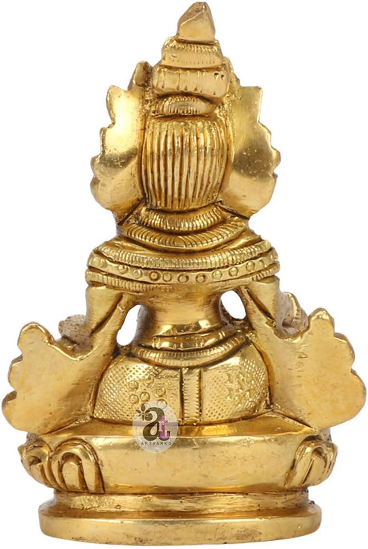 Artvarko Indianische Reichtumsgott Kuber Statue – Hindu-Gott des Reichtums und des Wohlstands – Mess
