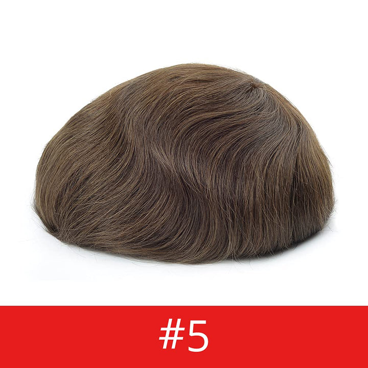 Lordhair Toupet Human Hair Herrenperücke, Französische Spitze Webart, 20 x 25 cm, Leichtes Haarersat