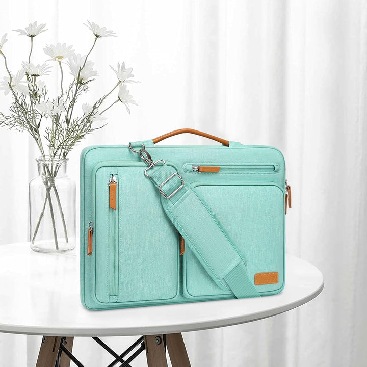 MOSISO 360 Schütz Laptoptasche 14 Zoll, 14 Zoll Aktentasche Kompatibel mit HP Lenovo Dell ASUS Acer,