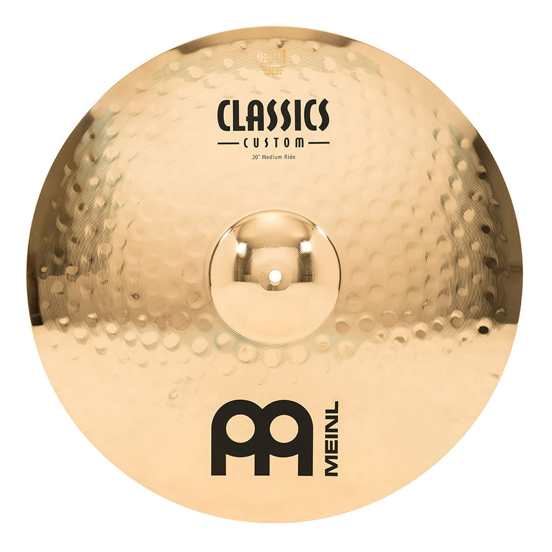 Meinl Cymbals Classics Custom Brilliant Ride Medium 20 Zoll (Video) Schlagzeug Becken (50,80cm) B12