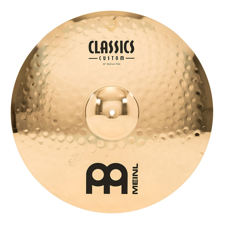 Meinl Cymbals Classics Custom Brilliant Ride Medium 20 Zoll (Video) Schlagzeug Becken (50,80cm) B12