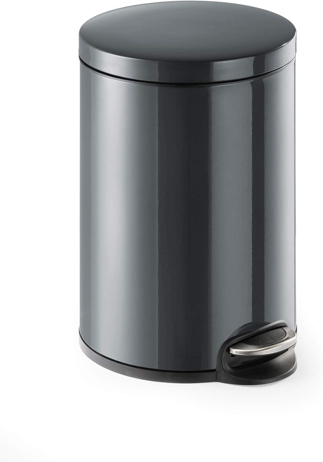 Durable Treteimer Metall rund 20, mit Absenkautomatik und herausnehmbaren Inneneimer 20 L, 1 Stück,