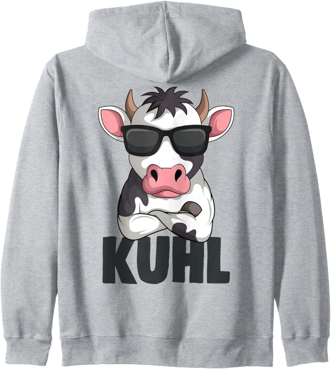 Kuh Kuhl Landwirt Kühe Bauer Kinder Jungen Mädchen Kapuzenjacke