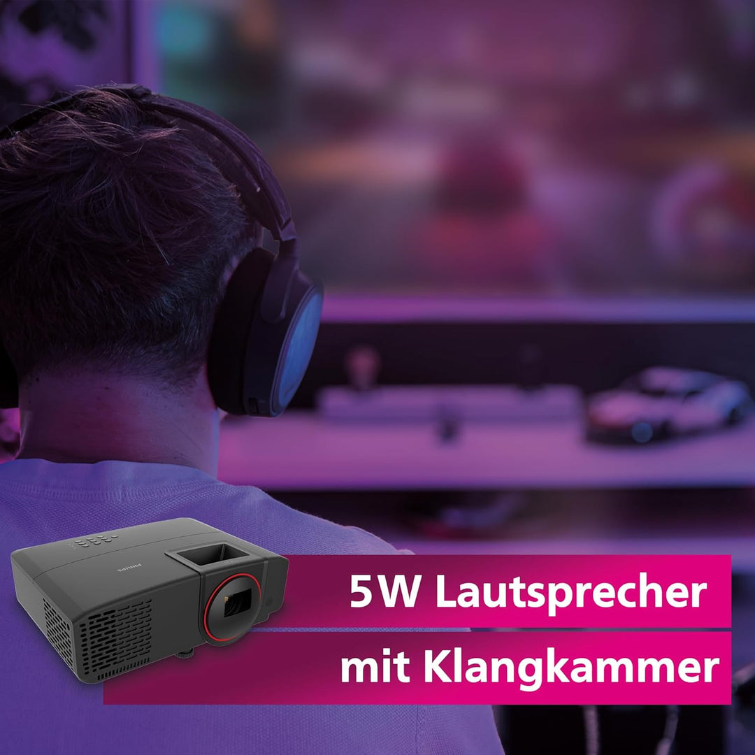 Philips, GamePix 800 Smart Beamer, DLP, Heimkino, 1920 x 1080 Pixel, Full HD, 120 Hz Bildwiederholra
