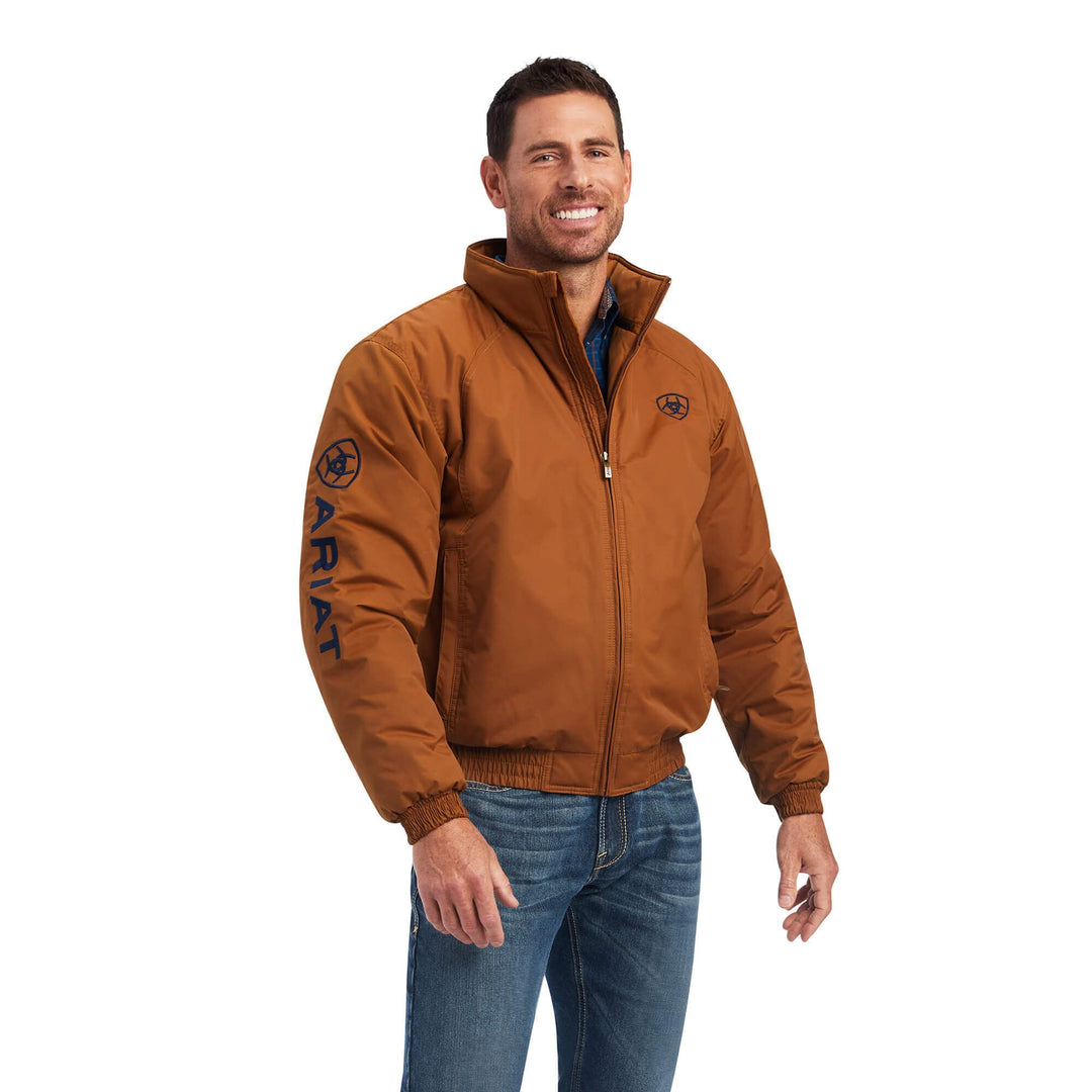 ARIAT 2023 Herren Stabil Isoliert Jacke 10001716 - Navy L Kastanie, L Kastanie
