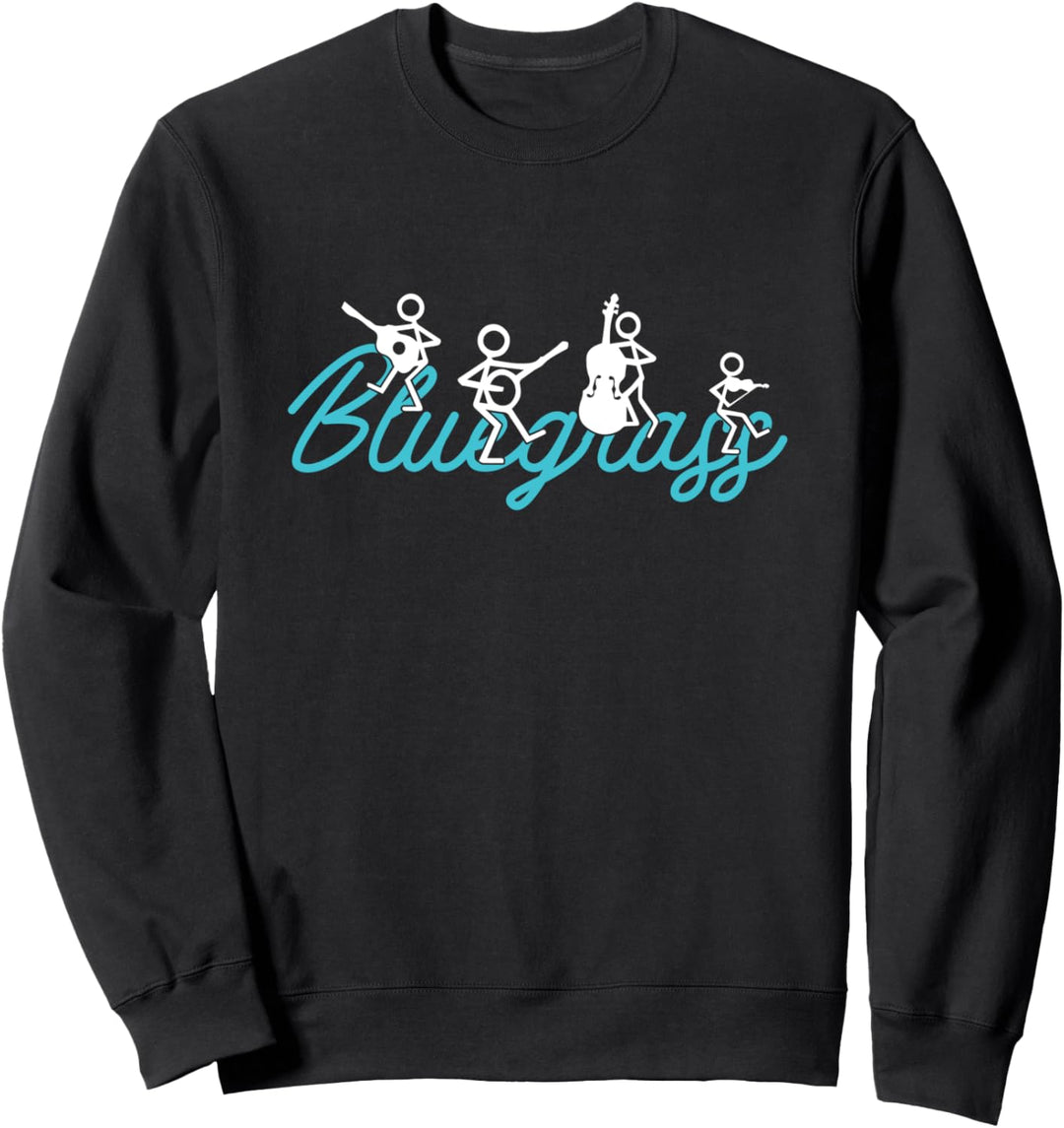 Bluegrass Banjo Geige Saiten Band Musiker Countrymusik Sweatshirt