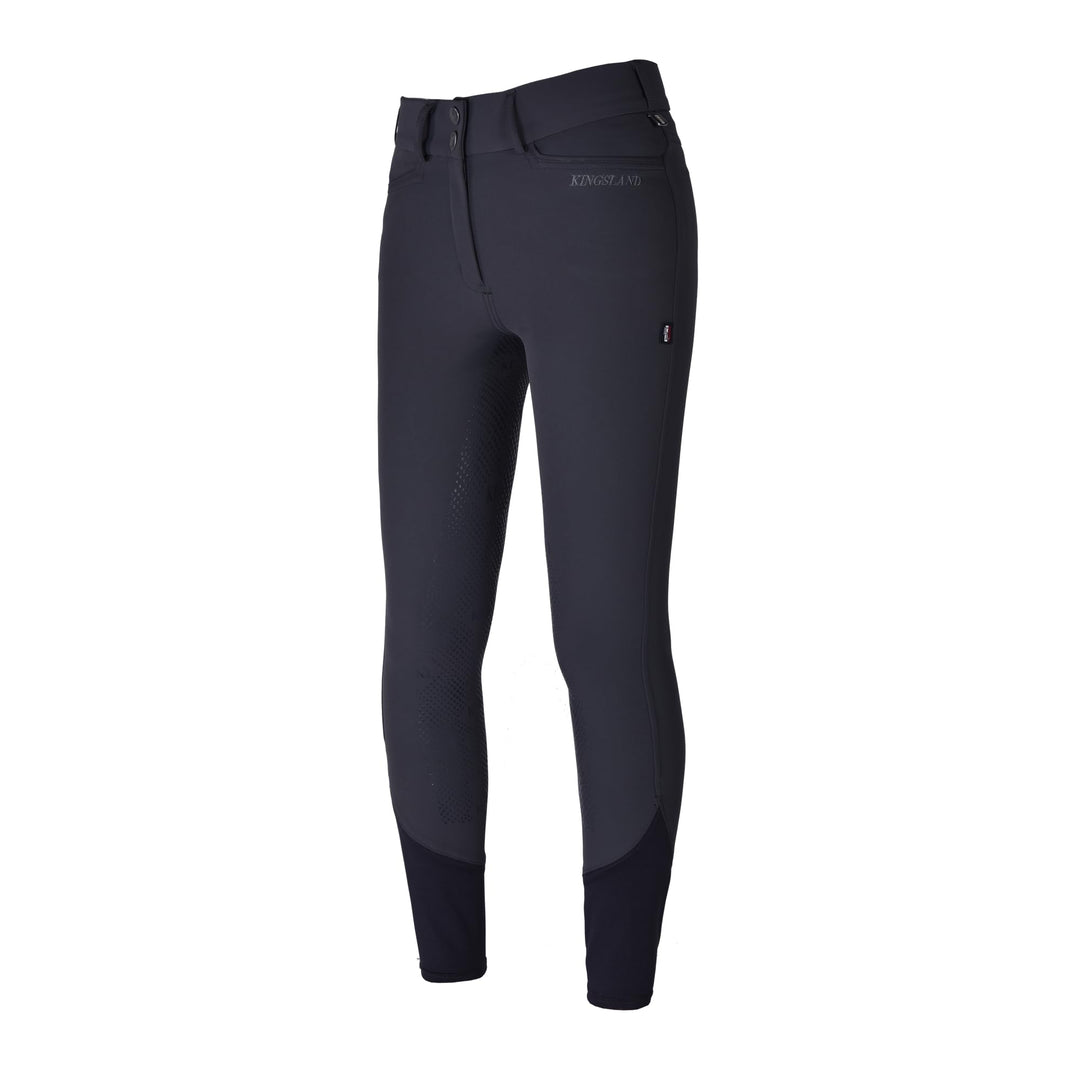 Kingsland Damen Reithose Silikon Vollbesatz KLKadi E-Tec schwarz 34 Navy, 34 Navy