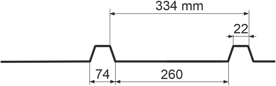 10m Länge 45/334 Profilfüller Dichtprofil Sickenfüller Füllerleiste 45/334 (031)