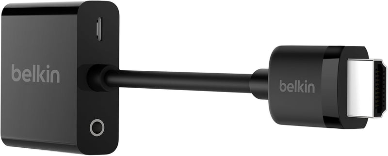 Belkin HDMI-/VGA-Adapter mit Micro-USB zur Stromver., schwarz HDMI to VGA, HDMI to VGA