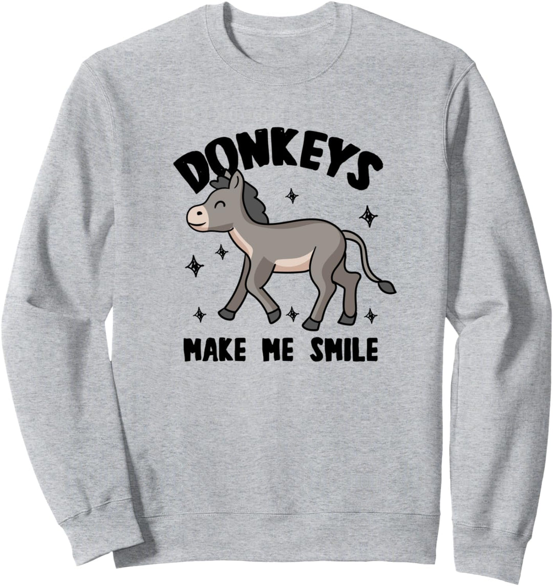 Bauernhof Tier Esel Niedlich Maultier Natur Sweatshirt