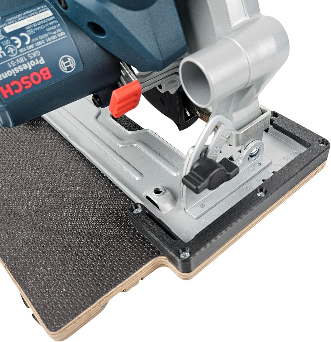 Führungsschienenadapter kompatibel mit Bosch GKS 18V-51 für FSN-Schiene und weitere Marken-Führungss