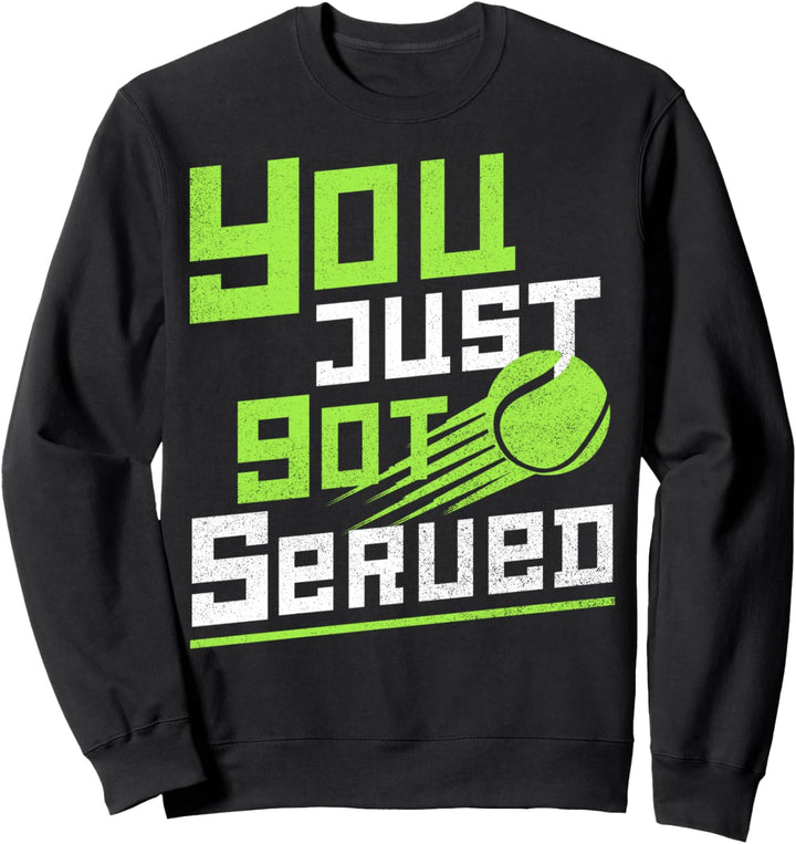 Tennis Shirt Lustig Frauen Damen Herren Tennisspieler Sweatshirt