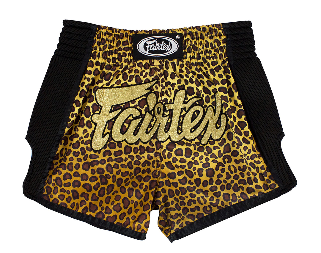 Fairtex Herren Boxen Shorts Training Kampfsport XXL Leopard Skin, XXL Leopard Skin