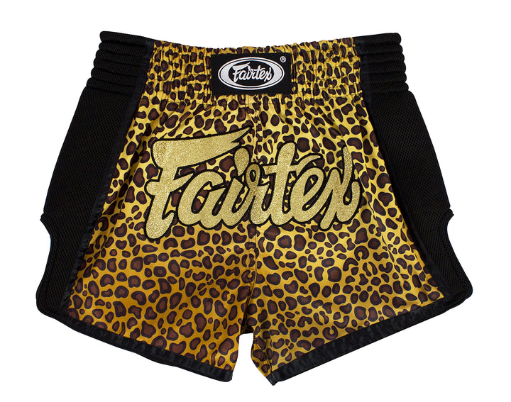 Fairtex Herren Boxen Shorts Training Kampfsport XXL Leopard Skin, XXL Leopard Skin