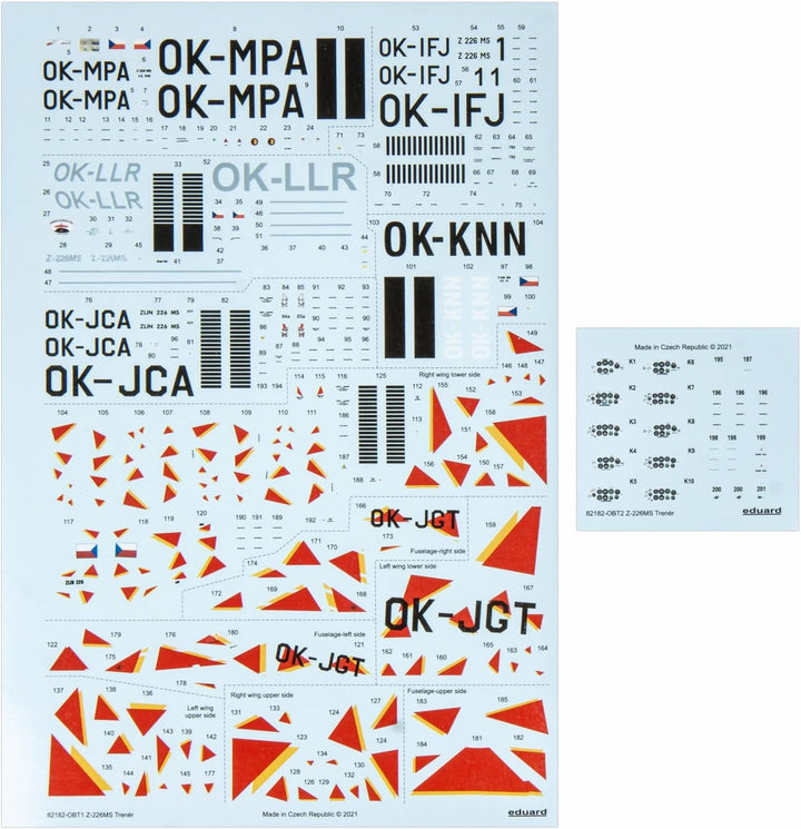Eduard EDK82182 Profipack-Z-226MS Tren r Modellbausatz, Massstab 1:48, geformte Farbe