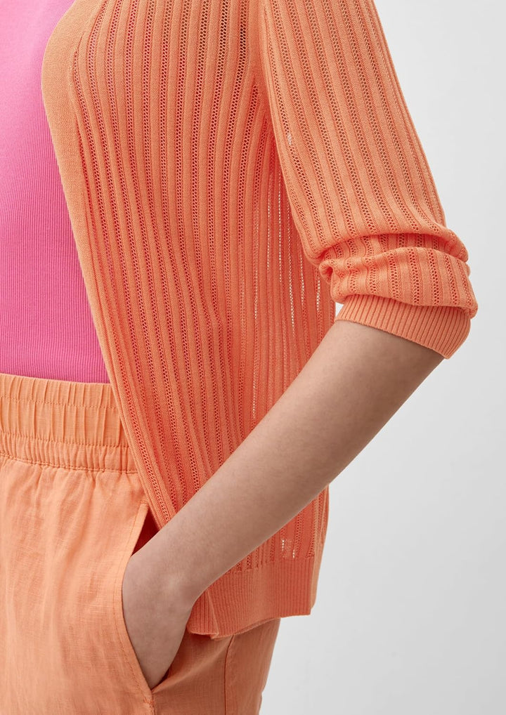 s.Oliver Damen Strickjacke 36 Orange 2115, 36 Orange 2115