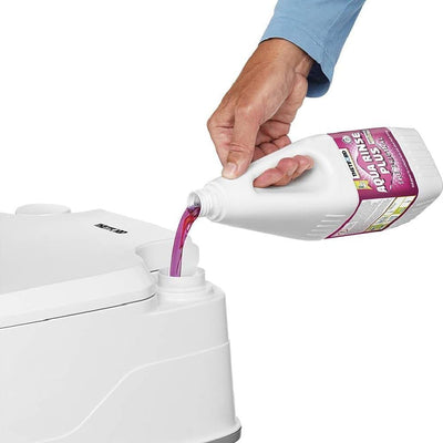 Thetford 92802 Porta Potti 145 Tragbare Toilette Qube, Weiss-Grau, 330 x 383 x 427 mm Porta Potti 14