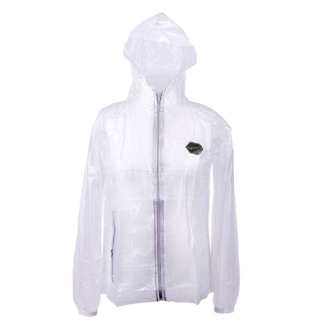 QHP Regenjacke REIT-Regenjacke Kunststoff transparent 14 Jahre durchsichtig, 14 Jahre durchsichtig