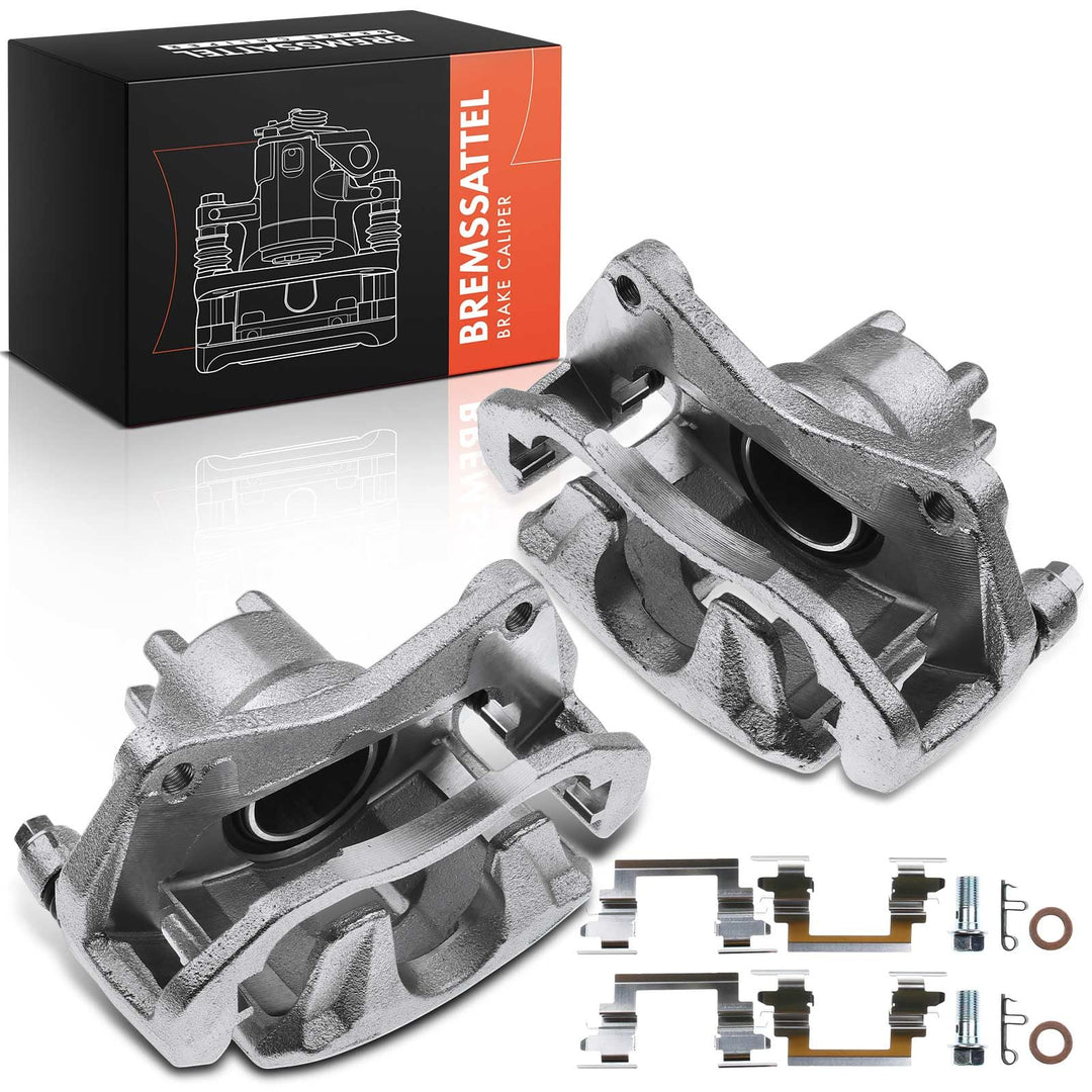 Frankberg 2x Bremssattel Bremszange mit Träger Vorne Links Rechts Kompatibel mit Sebring JS 2007-201