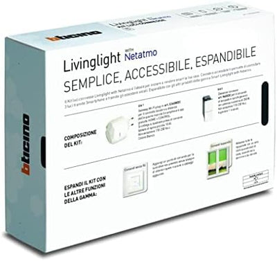 Bticino Livinglight Smart SN3601KIT Beleuchtungsset zum Ein- und Ausschalten der Lichter per App ode