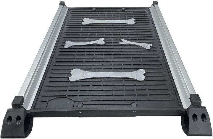 KATSU Tools Hunderampe Auto Klappbar, 70kg/150lbs Tragfähigkeit, 71cm-156cm Aluminiumlegierung Tragb