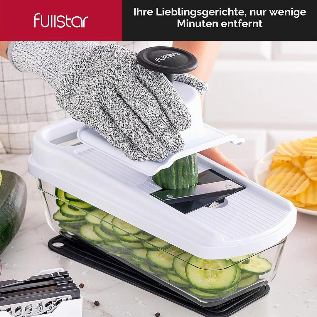 Gemüseschneider Mandoline Gemüsehobel - Gemüse Schneider Gurkenhobel Zwiebelschneider Kartoffelschne