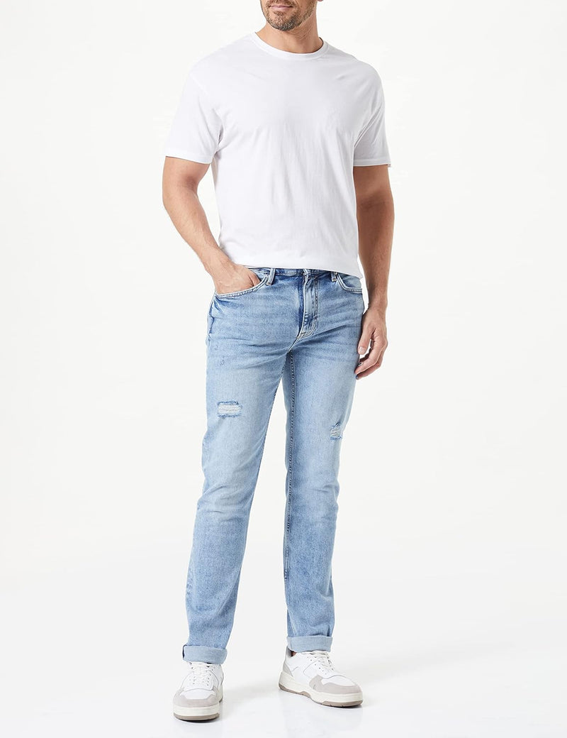 s.Oliver Herren Lang, Fit: Jeans Hose lang Fit Modern Regular, Blau, 33W / 36L EU