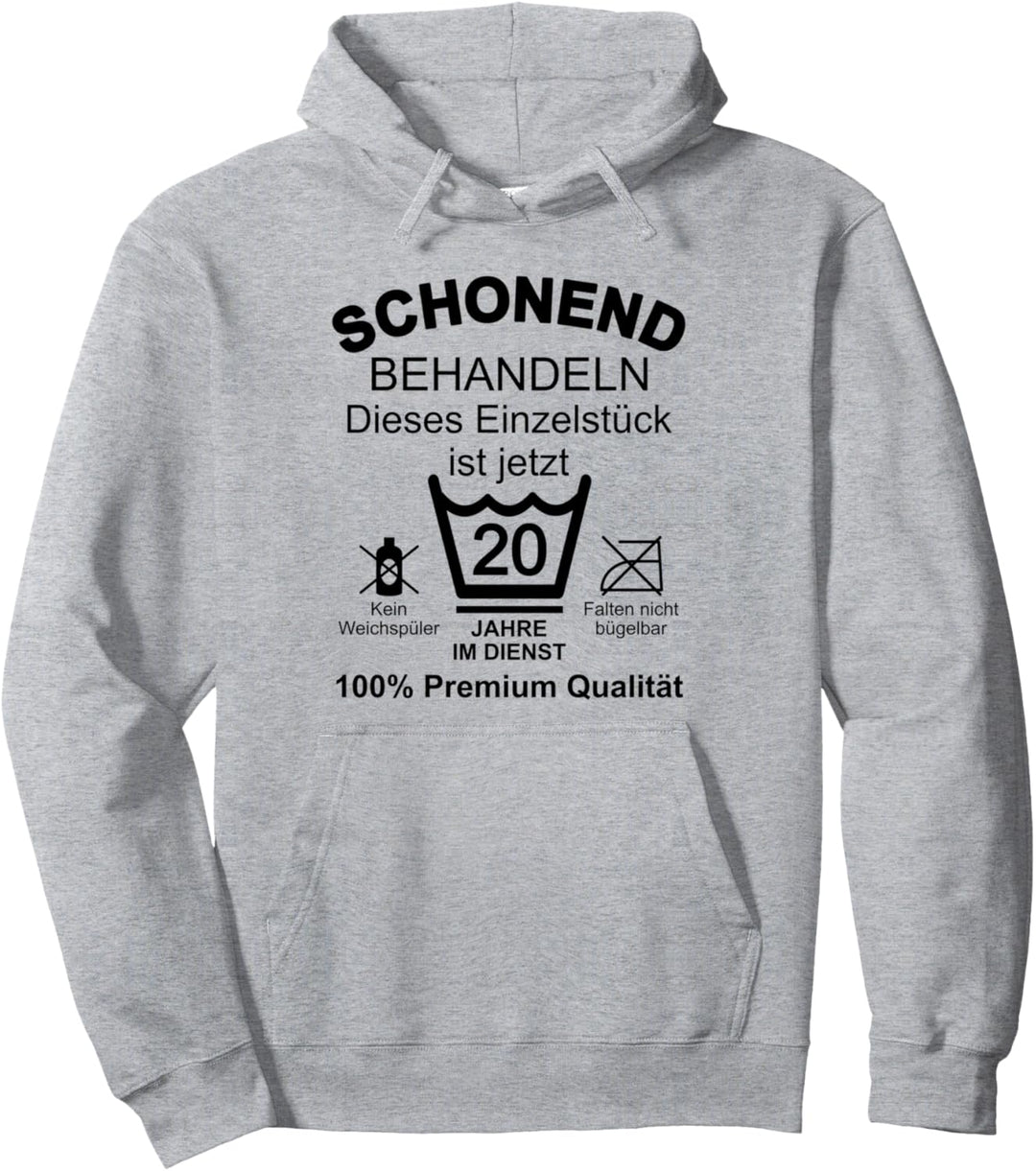 Firmenjubiläum 20 Jähriges Dienstjubiläum 20 Jahre Jubiläum Pullover Hoodie