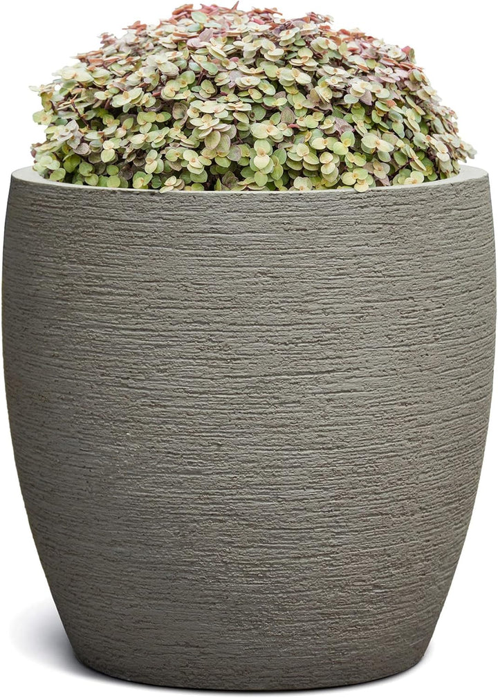 ESCHBACH® Pflanzkübel VASE 50 Macchiato Grau Rund * 45,5 x 45,5 x 45,5 cm * 10 Jahre Garantie 45,5x4
