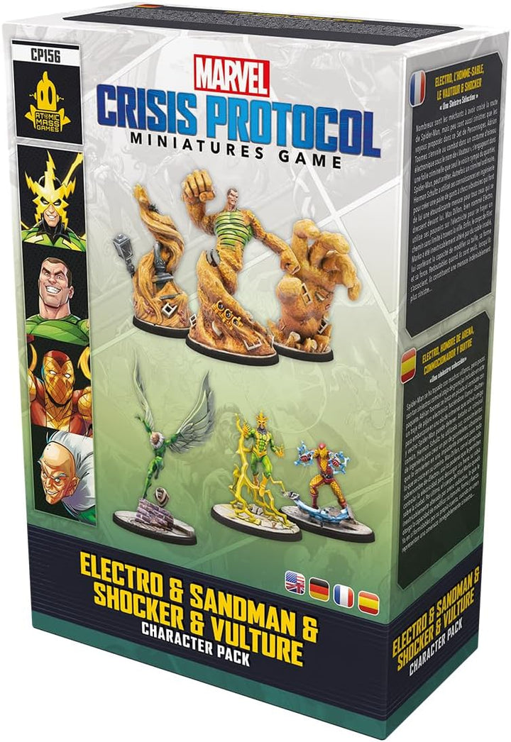 Atomic Mass Games, Marvel: Crisis Protocol – Electro, Sandman, Shocker & Vulture, Charakter-Erweiter