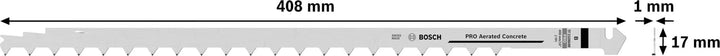 Bosch Professional 2tlg. Sägeblatt Set (für verschiedene Materialien, Zubehör für Bosch Tandemfuchss